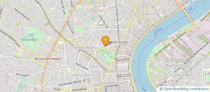 localisation de l'entreprise MADAME CLEMENCE GOURGUES à BORDEAUX
