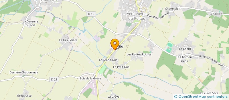 localisation de l'entreprise MADAME CLEMENCE GOURIN à SAINT-MARTIN-LA-PALLU