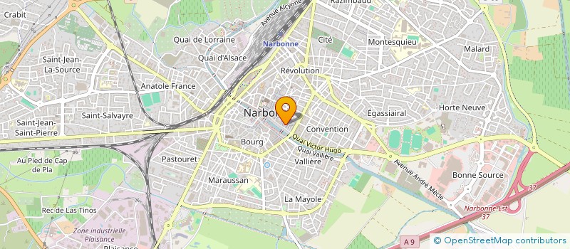 localisation de l'entreprise MADAME CLEMENCE GRANDGUILLAUME  NARBONNE