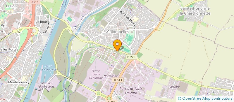 localisation de l'entreprise MADAME CLEMENCE GRANDSERRE  COLOMBELLES