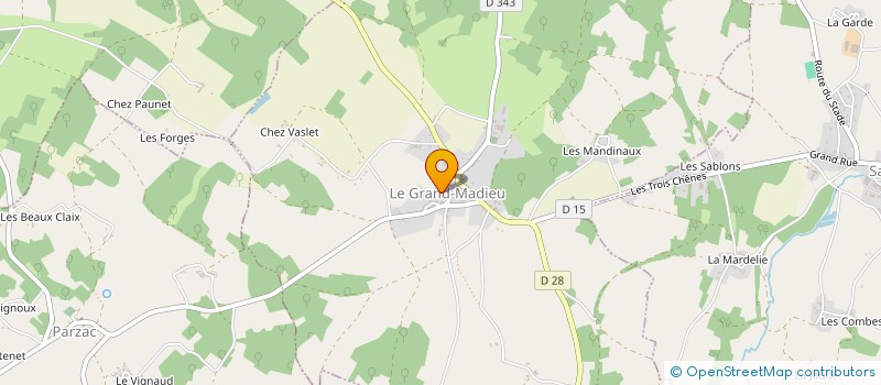 localisation de l'entreprise MADAME CLEMENCE GRELLIER à SAINT-LAURENT-DE-CERIS