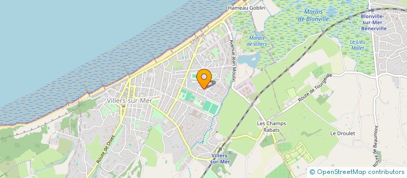 localisation de l'entreprise MADAME CLEMENCE GROUIN  VILLERS-SUR-MER