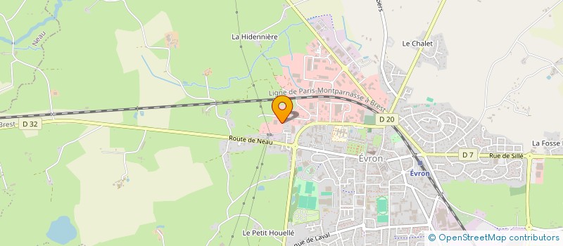 localisation de l'entreprise MADAME CLEMENCE GUENOUX  EVRON