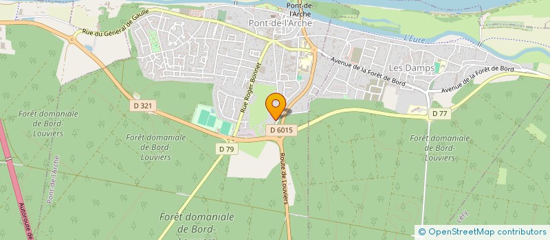 localisation de l'entreprise MADAME CLEMENCE GUERIN  PONT-DE-L'ARCHE