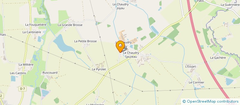 localisation de l'entreprise MADAME CLEMENCE GUERIN  VIEILLEVIGNE