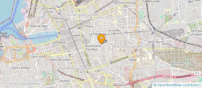 localisation de l'entreprise MADAME CLEMENCE GUIBERT  MARSEILLE