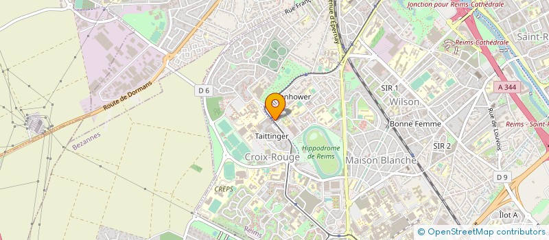 localisation de l'entreprise MADAME CLEMENCE GUILLAUME  REIMS