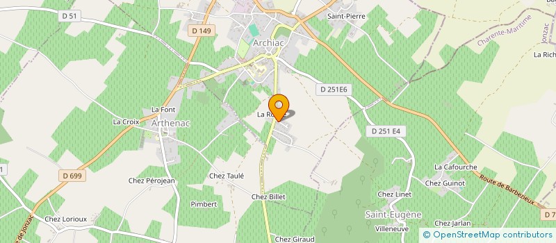 localisation de l'entreprise MADAME CLEMENCE GUILLOTON  ARCHIAC