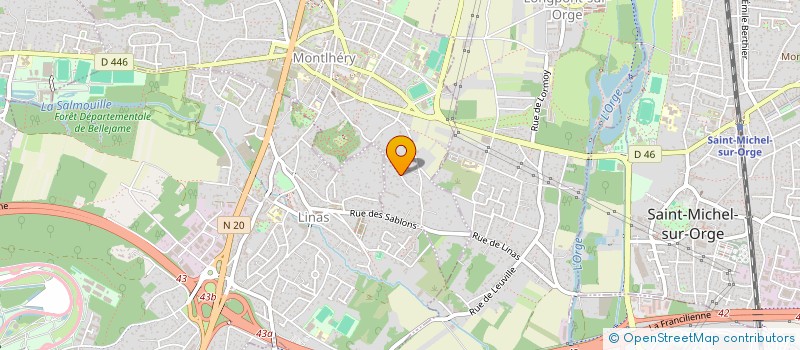 localisation de l'entreprise MADAME CLEMENCE HAJJAR  MONTLHERY