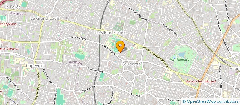 localisation de l'entreprise MADAME CLEMENCE HAMEAU  BORDEAUX