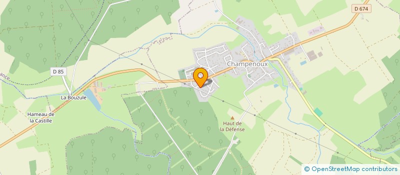 localisation de l'entreprise MADAME CLEMENCE HAULIN  CHAMPENOUX