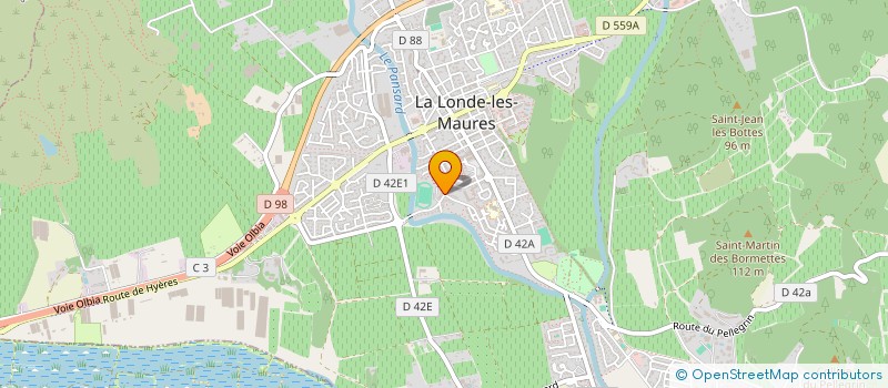 localisation de l'entreprise MADAME CLEMENCE HEITZ  LA LONDE-LES-MAURES