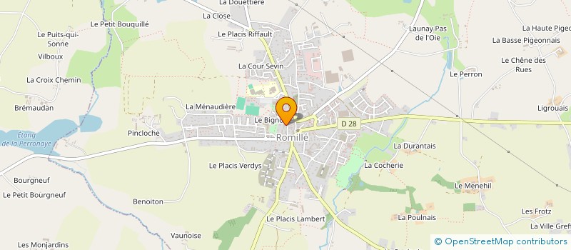 localisation de l'entreprise MADAME CLEMENCE HERMAN à ROMILLE