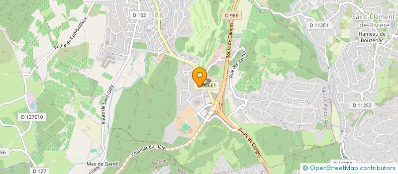 localisation de l'entreprise MADAME CLEMENCE HERTEAU  SAINT-GELY-DU-FESC