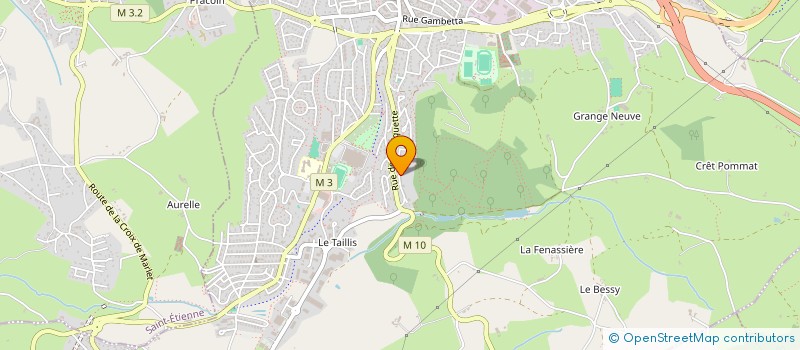 localisation de l'entreprise MADAME CLEMENCE HOFFART  ROCHE-LA-MOLIERE