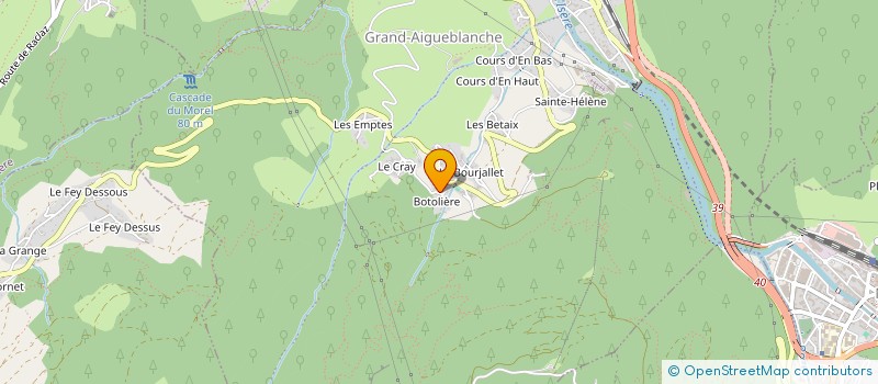 localisation de l'entreprise MADAME CLEMENCE HUCHON  GRAND-AIGUEBLANCHE