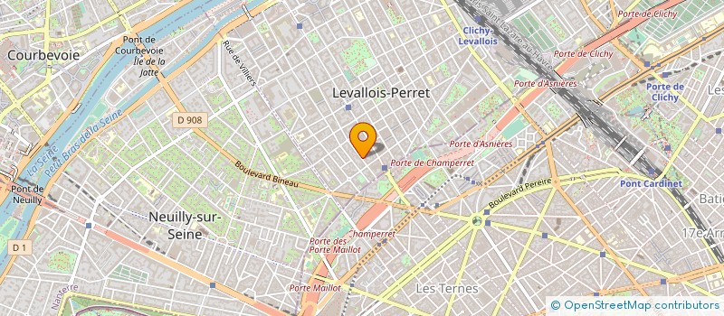 localisation de l'entreprise MADAME CLEMENCE HUERRE à LEVALLOIS-PERRET