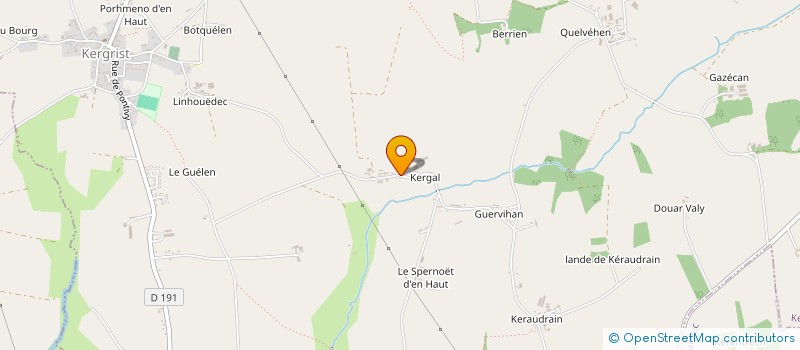 localisation de l'entreprise MADAME CLEMENCE JAUNAY  KERGRIST