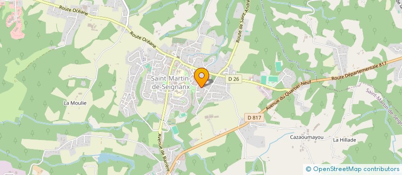 localisation de l'entreprise MADAME CLEMENCE JEAN  SAINT-VINCENT-DE-TYROSSE