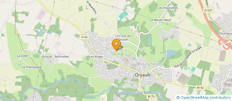 localisation de l'entreprise MADAME CLEMENCE JONOT à ORVAULT