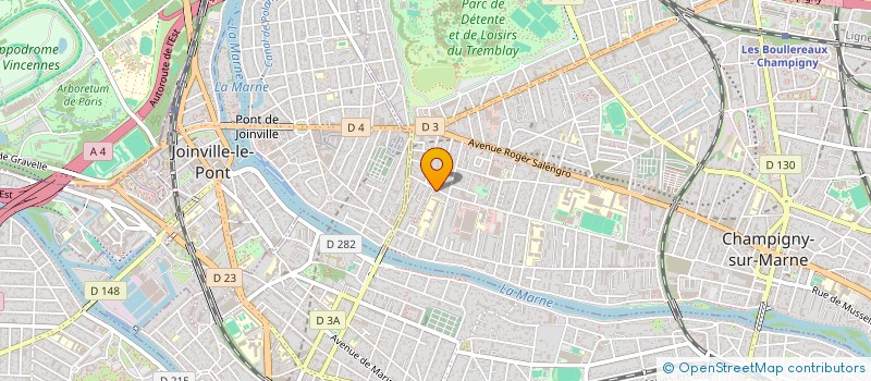 localisation de l'entreprise MADAME CLEMENCE JOSSE  CHAMPIGNY-SUR-MARNE