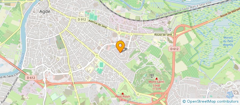 localisation de l'entreprise MADAME CLEMENCE JOURFIER  AGDE