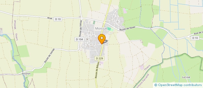 localisation de l'entreprise MADAME CLEMENCE JUILLET  MOISSAT