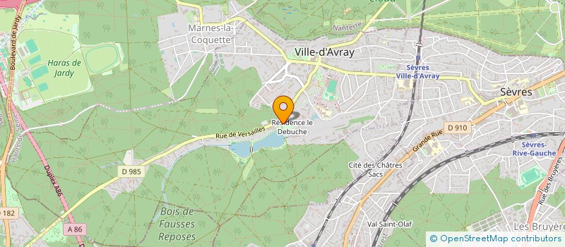 localisation de l'entreprise MADAME CLEMENCE KEMLIN  VILLE-D'AVRAY