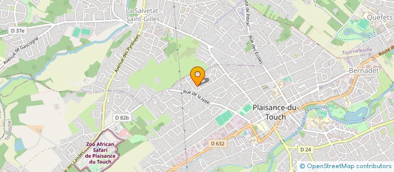 localisation de l'entreprise MADAME CLEMENCE LABATUT  PLAISANCE-DU-TOUCH