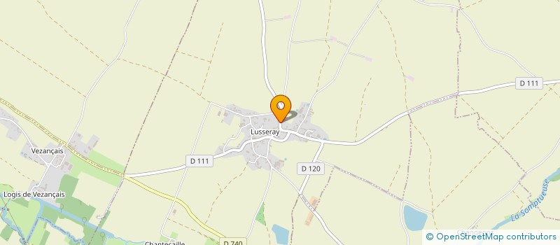 localisation de l'entreprise MADAME CLEMENCE LABROUSSE à LUSSERAY
