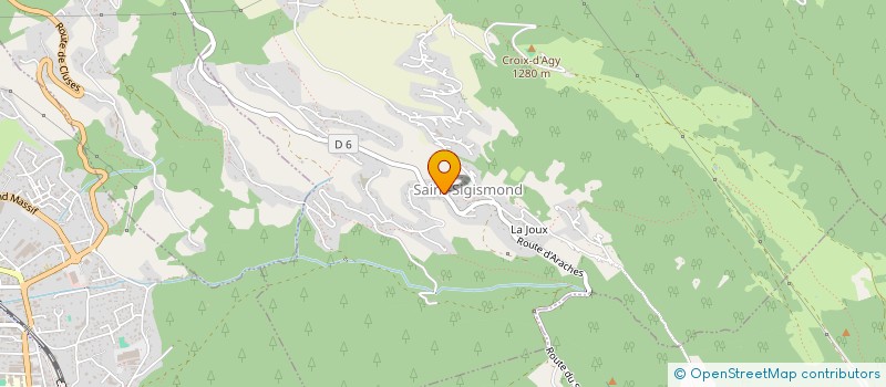 localisation de l'entreprise MADAME CLEMENCE LACRAZ  ARACHES-LA-FRASSE