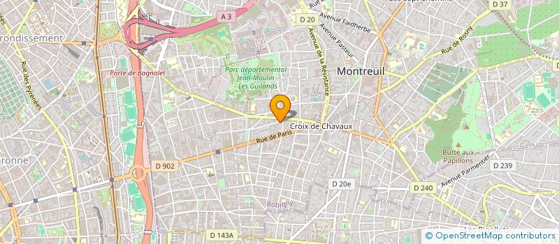 localisation de l'entreprise MADAME CLEMENCE LAFARGE à MONTREUIL