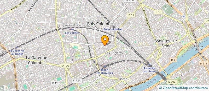 localisation de l'entreprise MADAME CLEMENCE LAFARGUE  ASNIERES-SUR-SEINE