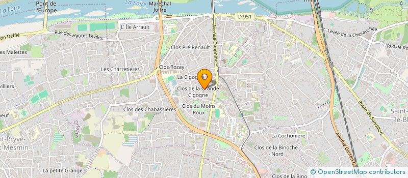 localisation de l'entreprise MADAME CLEMENCE LAFONT RAPNOUIL  ORLEANS