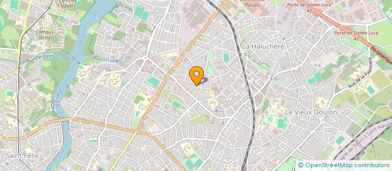 localisation de l'entreprise MADAME CLEMENCE LAFOURCADE  NANTES