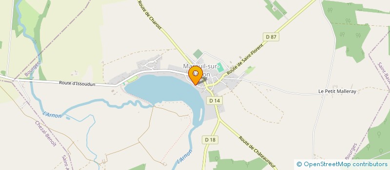 localisation de l'entreprise MADAME CLEMENCE LALEUF  MAREUIL-SUR-ARNON