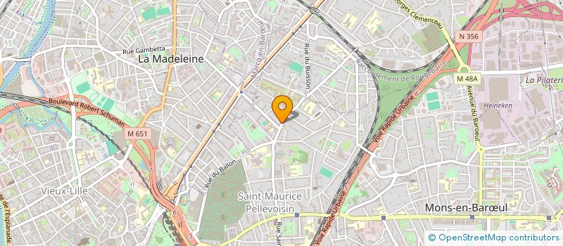 localisation de l'entreprise MADAME CLEMENCE LAMART à LILLE