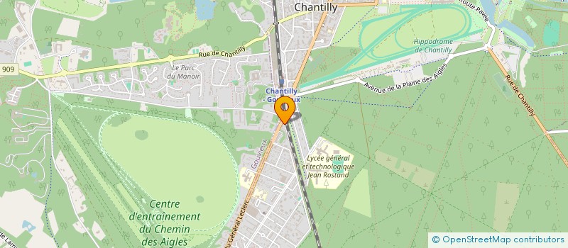 localisation de l'entreprise MADAME CLEMENCE LAMPIN  CHANTILLY