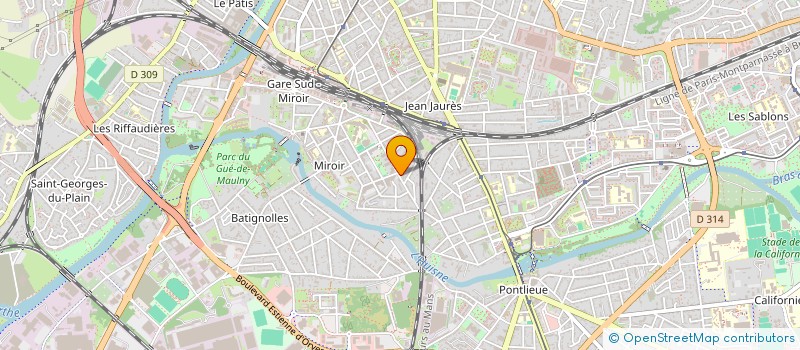 localisation de l'entreprise MADAME CLEMENCE LANGLAIS  LE MANS