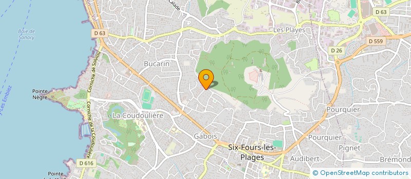 localisation de l'entreprise MADAME CLEMENCE LANGLOIS à SIX-FOURS-LES-PLAGES