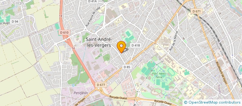 localisation de l'entreprise MADAME CLEMENCE LAPEYRE  SAINT-ANDRE-LES-VERGERS