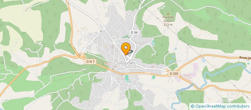 localisation de l'entreprise MADAME CLEMENCE LAPOIRIE  TOURVES