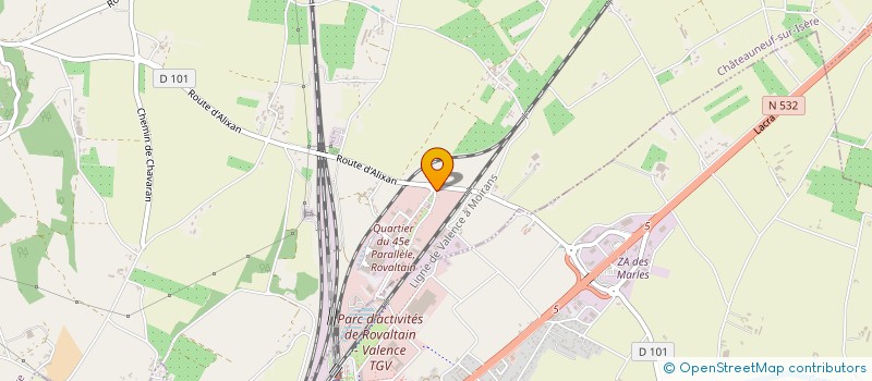 localisation de l'entreprise MADAME CLEMENCE LARGERON  ALIXAN