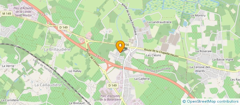 localisation de l'entreprise MADAME CLEMENCE LAURENT à LA HAIE-FOUASSIERE