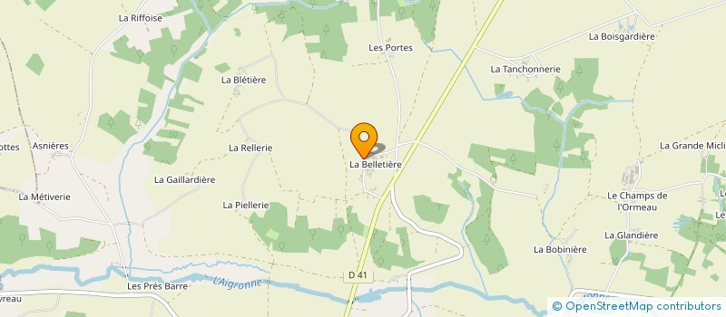 localisation de l'entreprise MADAME CLEMENCE LAURENT  CHARNIZAY