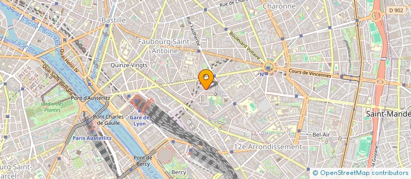 localisation de l'entreprise MADAME CLEMENCE LE BLANC  PARIS