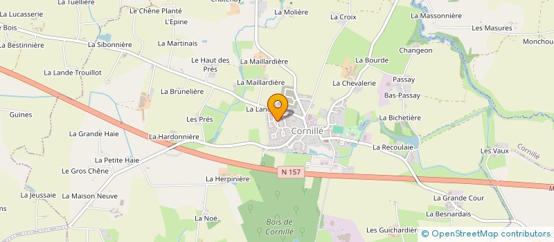 localisation de l'entreprise MADAME CLEMENCE LE BOUDER  VITRE