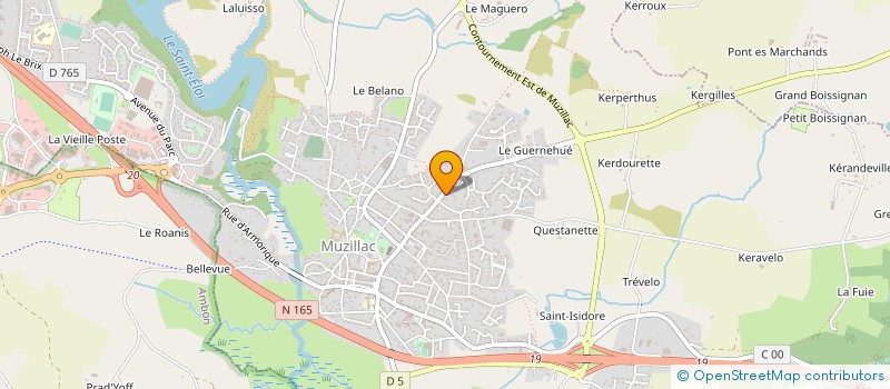 localisation de l'entreprise MADAME CLEMENCE LE GAC  MUZILLAC