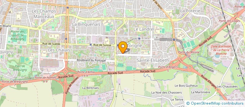 localisation de l'entreprise MADAME CLEMENCE LE MOGNE  RENNES