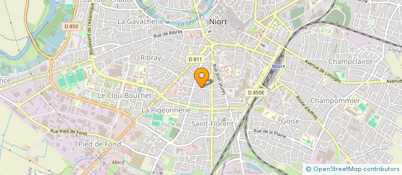localisation de l'entreprise MADAME CLEMENCE LE ROUX à NIORT